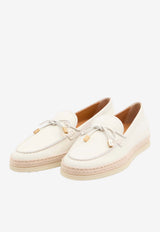 Tod's Leather Bow Loafers White XXW92K0JV70-N6M-B015