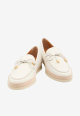 Tod's Leather Bow Loafers White XXW92K0JV70-N6M-B015