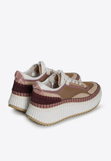 Chloé Nama Platform Sneakers Brown CH26U00RYE--265