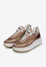 Chloé Nama Platform Sneakers Brown CH26U00RYE--265