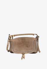 Chloé Small Marcie Suede Shoulder Bag Brown CH26SS882P37--20E