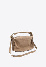 Chloé Small Marcie Suede Shoulder Bag Brown CH26SS882P37--20E