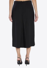 Saint Laurent Wool Culotte Pants Black 840491-Y7B73-1000