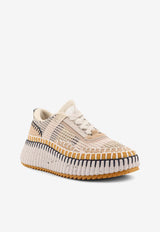 Chloé Nama Low-Top Sneakers Beige CHC22S579Y0268_cf348f8b-329b-4cc6-955b-819f4527f769