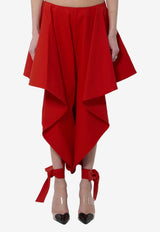 Alaïa Tapered Leg Pants Red AA9P1364W112C--319