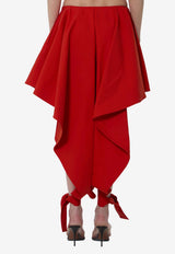 Alaïa Tapered Leg Pants Red AA9P1364W112C--319