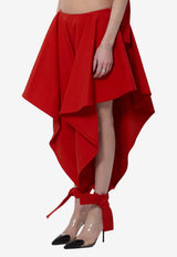 Alaïa Tapered Leg Pants Red AA9P1364W112C--319