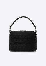 Fendi Large Lui FF Jacquard Messenger Bag Black 7VA667AVC6/R_FENDI-F0SAJ
