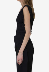 Alaïa Deesse Jersey Bodysuit Black AA9B0476J090C--995