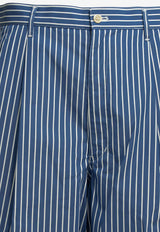Comme Des Garçons Shirt Formal Striped Shorts Blue FQ-P506-S261 BLUE STRIPE_7169ba45-196d-4223-b155-15a8d6ac6677