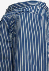 Comme Des Garçons Shirt Formal Striped Shorts Blue FQ-P506-S261 BLUE STRIPE_7169ba45-196d-4223-b155-15a8d6ac6677
