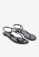 Double Bow Thong Sandals