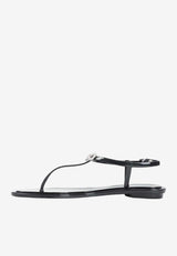 Double Bow Thong Sandals