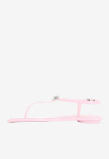 Double Bow Thong Sandals