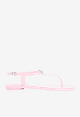 Double Bow Thong Sandals