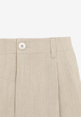 Pastro Linen Bermuda Shorts
