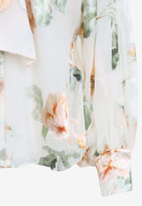 Carousel Burnout Floral Blouse