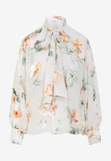 Carousel Burnout Floral Blouse