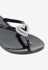 Double Heart Thong Sandals