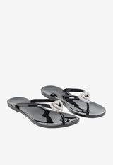 Double Heart Thong Sandals