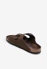 Birkenstock Arizona Suede Slides Brown 1031640USUE/S_BIRKE-CT