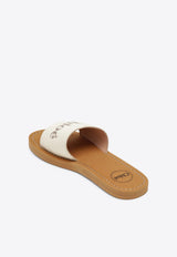 Chloé Kids Girls Woody Logo Sandals White C20881-BLE/S_CHLOE-117
