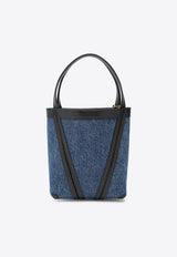 Chloé Small Spin Denim Tote Bag  Blue CH26US812S09/S_CHLOE-44J
