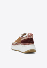 Chloé Nama Low-Top Sneakers Brown CH26U00RYE/S_CHLOE-265