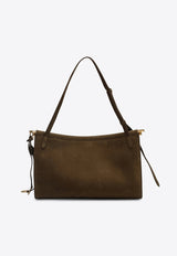 Alaïa Le Click Pocket 35 East-West Shoulder Bag Green AA1L2038CA214SUE/S_ALAIA-A47