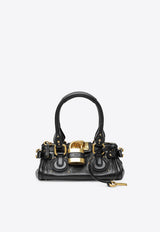 Chloé Small Paddington Leather Top Handle Bag Black CH26SS805P75/S_CHLOE-001