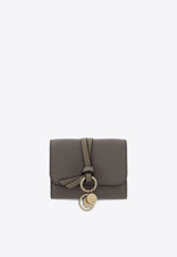 Chloé Small Alphabet Trifold Wallet  Gray CHC21WP945F57/S_CHLOE-053