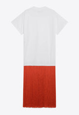 Alaïa Oversized Fringed T-shirt White AA9I0029J103CCO/S_ALAIA-000