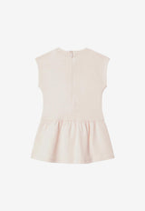 Girls Logo Embroidered Dress