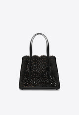 Alaïa Mina 25 Wavy Vienne Leather Shoulder Bag  Black AA1S06725C0A44LE/S_ALAIA-999