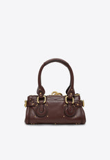 Chloé Small Paddington Leather Shoulder Bag Brown CH26SS805P75/S_CHLOE-27M