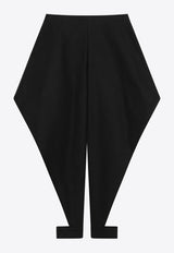Alaïa Tapered Cut-Out Pants Black AA9P1348T447CCO/S_ALAIA-995