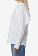 Federica Tosi Open Sleeve Buttoned Shirt White 41100-400-01