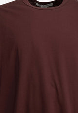 Comme Des Garçons Shirt Reversed Logo Print T-shirt Bordeaux FQ-T016-S262 PURPLE_7bd13e44-8950-4e83-9768-9dd135b2bb75