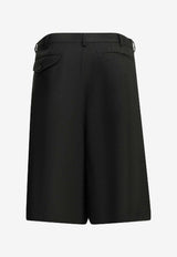 Comme Des Garçons Shirt Zipped Bermuda Shorts Black FQ-P502-S261 BLACK_3b63c3d6-3cad-40d8-8f77-925bc09f96f9