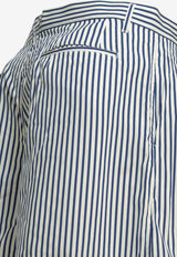 Comme Des Garçons Shirt Formal Striped Shorts Light Blue FQ-P506-S262 WHITE STRIPE_23b2dcfd-0663-48b8-9295-c5b57733ad35