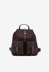 PINKO Medium Animal Print Backpack Burgundy 106051A35GYZ9Q_cc773fb3-e530-422c-b088-ec82852106ae