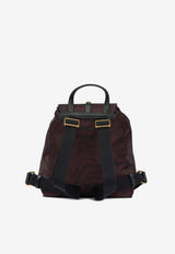 PINKO Medium Animal Print Backpack Burgundy 106051A35GYZ9Q_cc773fb3-e530-422c-b088-ec82852106ae