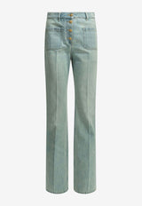 Valentino Straight-Leg Washed Denim Pants Light Blue 8B0DD23LA92FLX_b6148364-3538-4c62-bd2b-6c2fdb175c2f