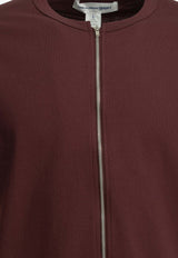 Comme Des Garçons Shirt Zipper Crewneck T-shirt Bordeaux FQ-T017-S262 PURPLE_e7167ffa-664e-478d-82fa-ce43d4a7f0e9
