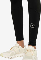 Adidas By Stella McCartney Logo-Printed Leggings Black JW4557_black