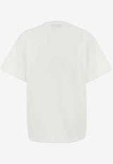 Stella McCartney Studded Logo  T-shirt White 6J01583SQA24_9000
