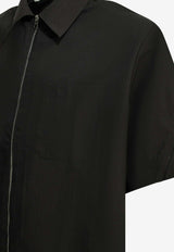 Givenchy Couture Seam Casual Shirt Black BM618416E9001_35dae0d1-ea6e-4a97-bd6f-a3c638af4c55