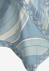 Pucci Iride Print Asymmetrical Silk Top Light Blue 6HRM466H754012_3db5d76b-165e-46b9-807f-4946f83305c5
