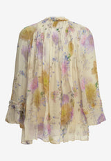 Zimmermann Luna Long-Sleeved Floral Blouse Multicolor 7921TS261CRDA_55f32830-1947-4665-a8b3-fed8382be189