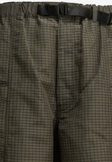 Plaid Cargo Shorts